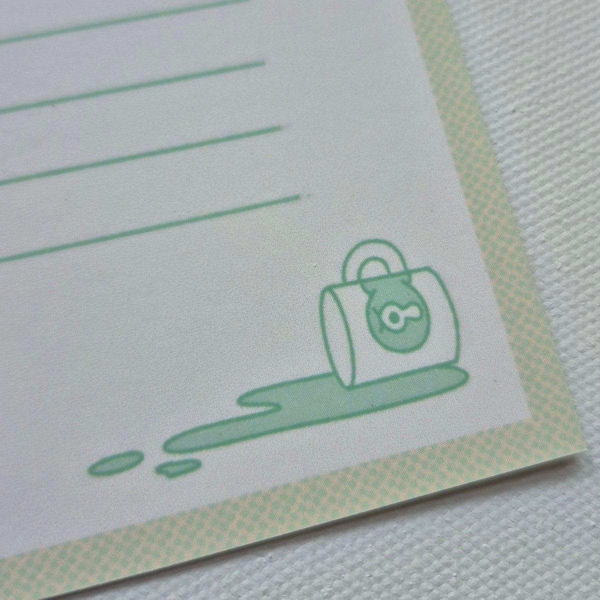Keeping It Together| Cute Kawaii-Inspired Office Premium Postcard Illustration