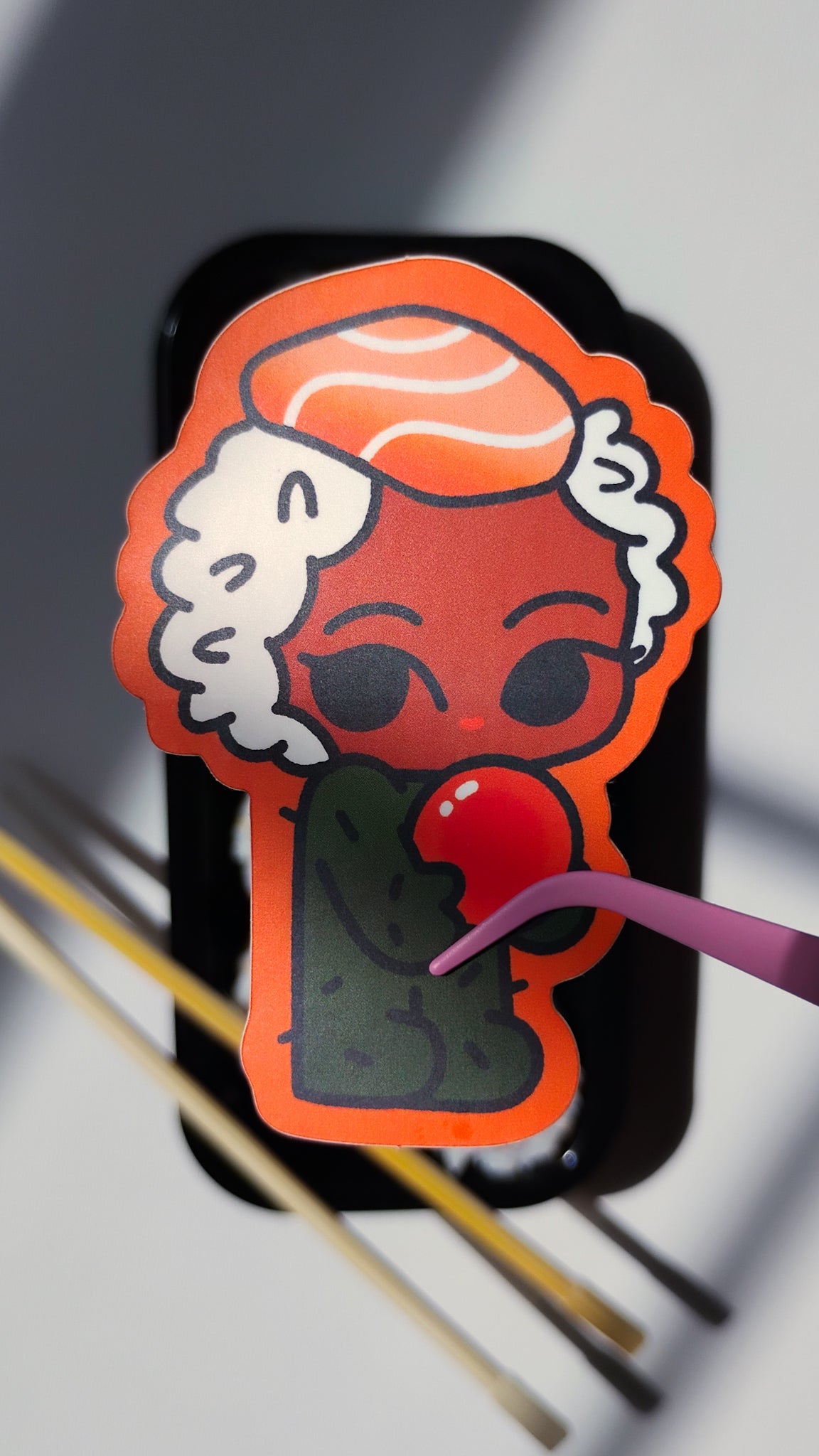 Nigiri & Roe Cute Sushi Matte Die-Cut Stickers