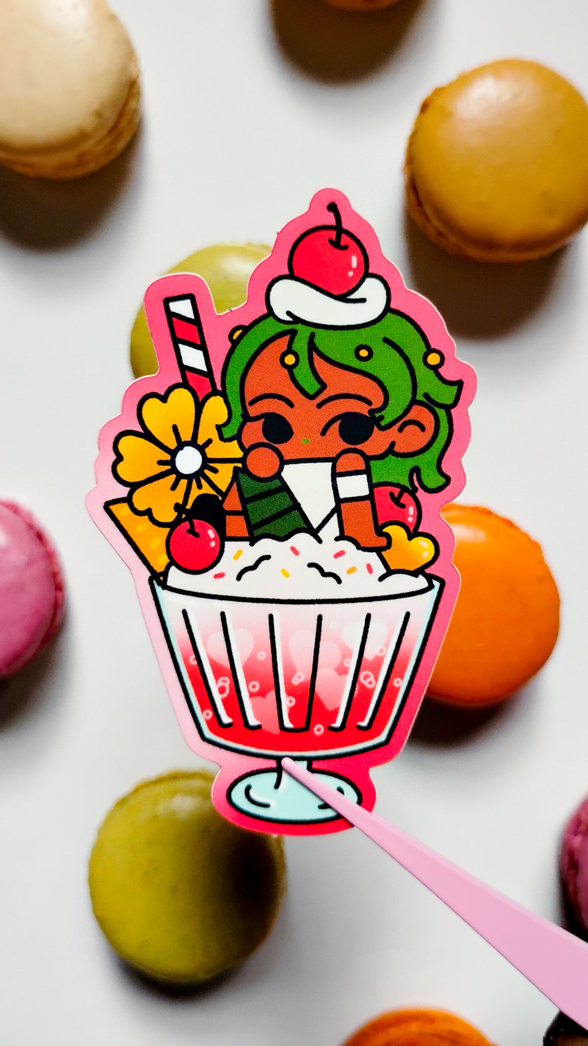 Pretty Parfaits Die-Cut Stickers