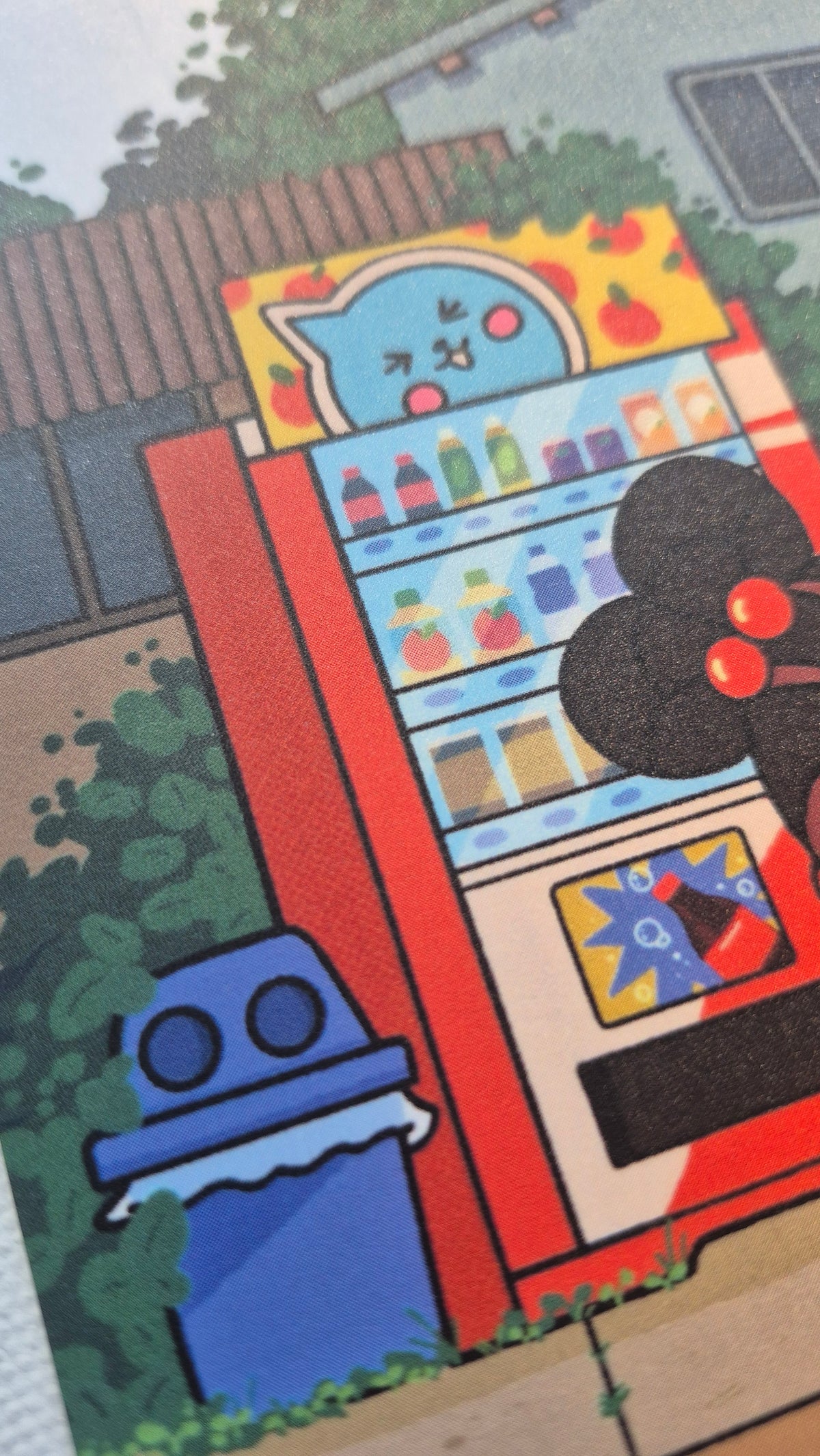 Bus Stop in Kyoto | Cute Slice of Life Postcard Illustration