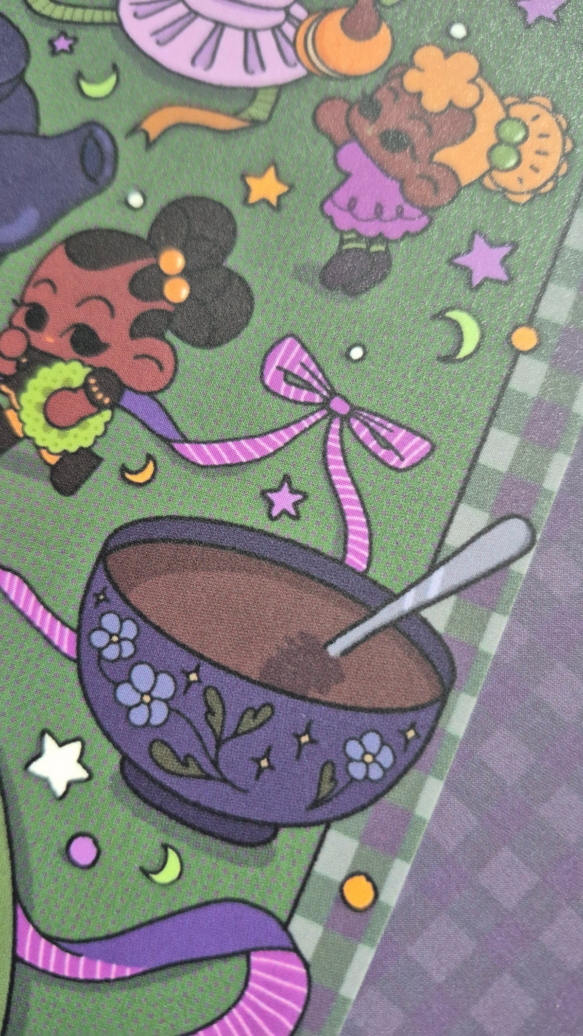 Trick or Tea | Seasonal Cozy Cute Spooky Autumn Tea Party Themed Premium Postcard Illustration | B-GRADE