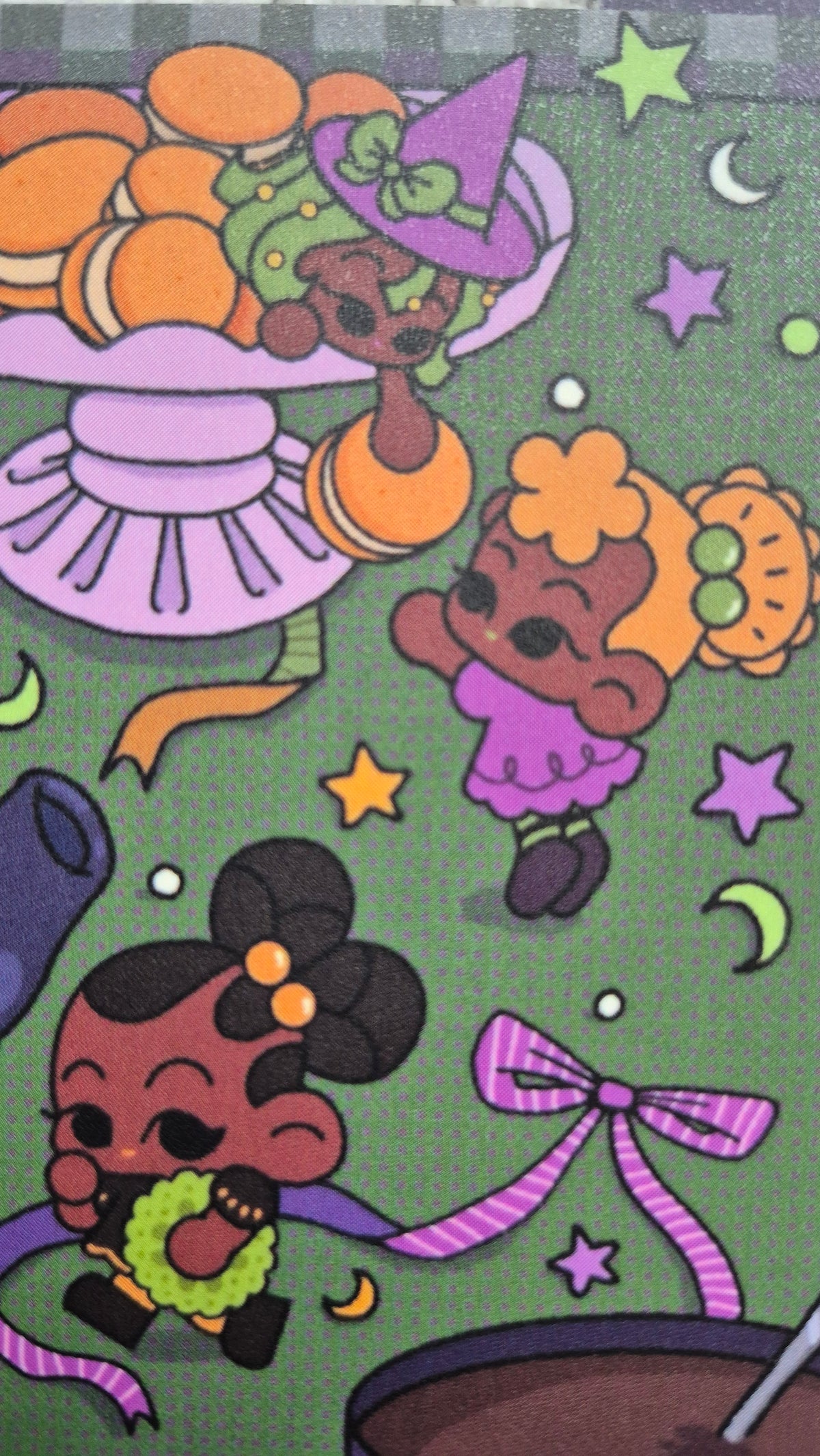 Trick or Tea | Seasonal Cozy Cute Spooky Autumn Tea Party Themed Premium Postcard Illustration | B-GRADE