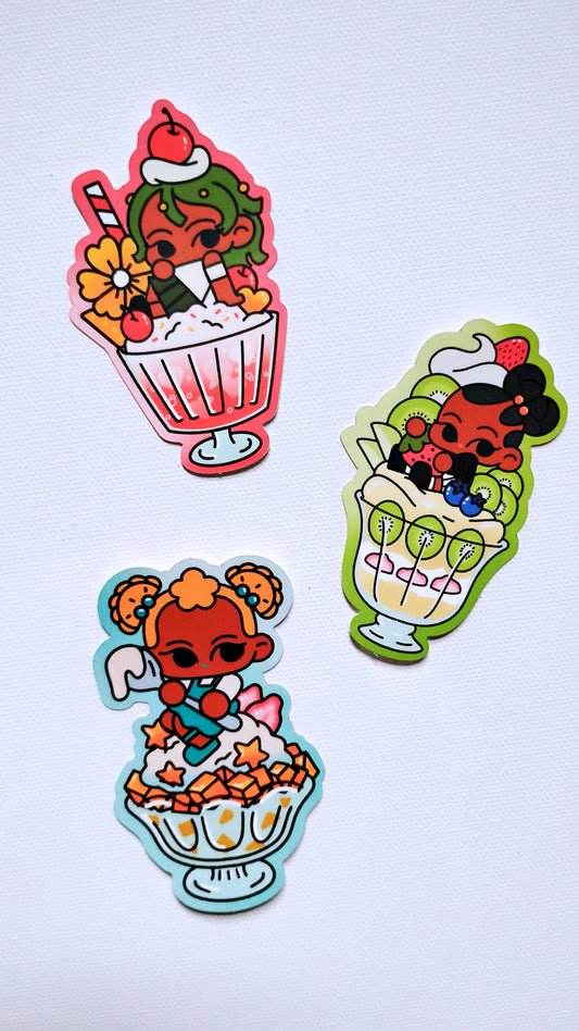 Pretty Parfaits Die-Cut Stickers