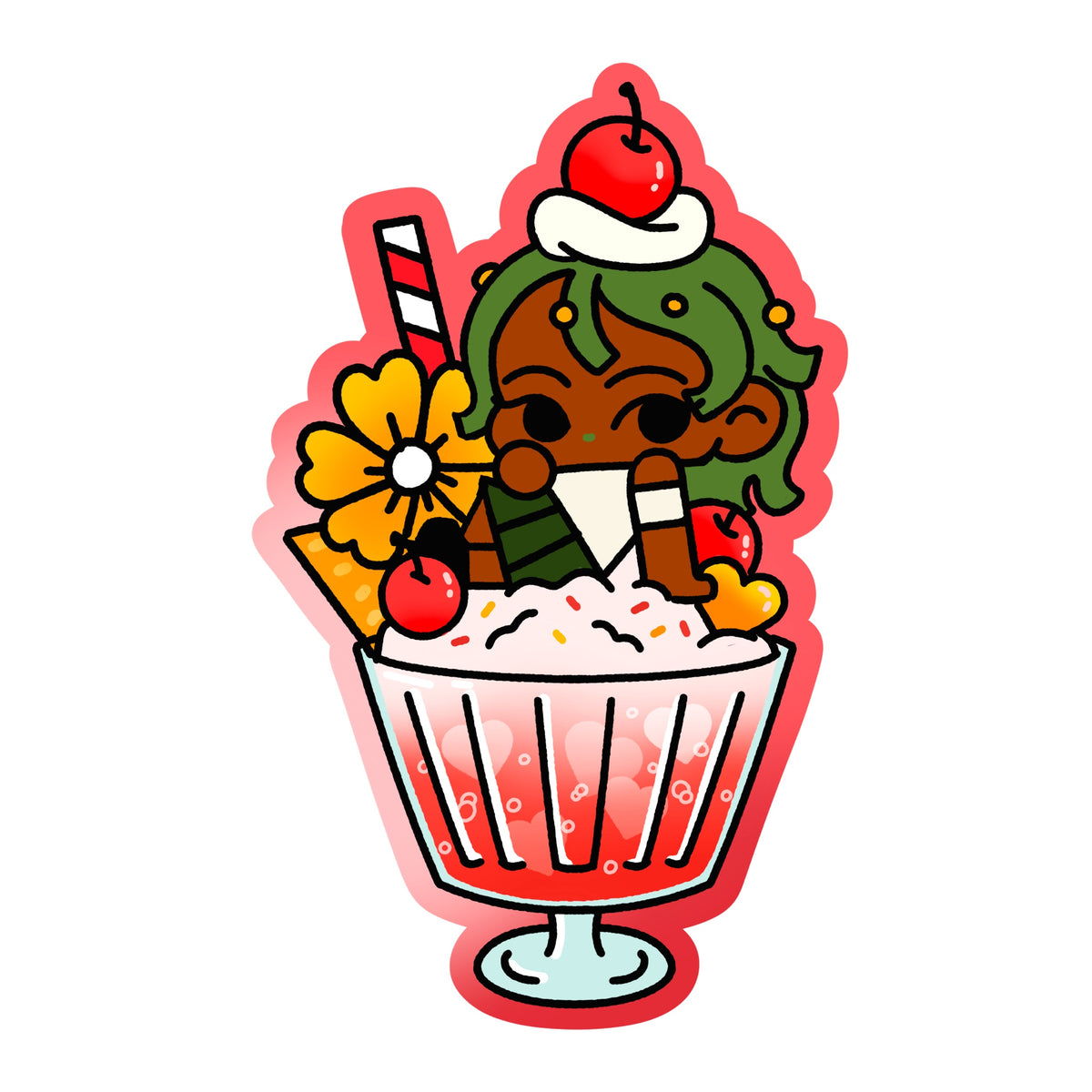 Pretty Parfaits Die-Cut Stickers